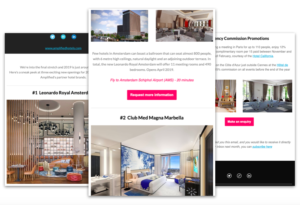 Amplified Hotels Newsletter